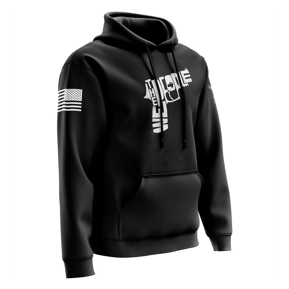 We The People Unisex Black Hoodie